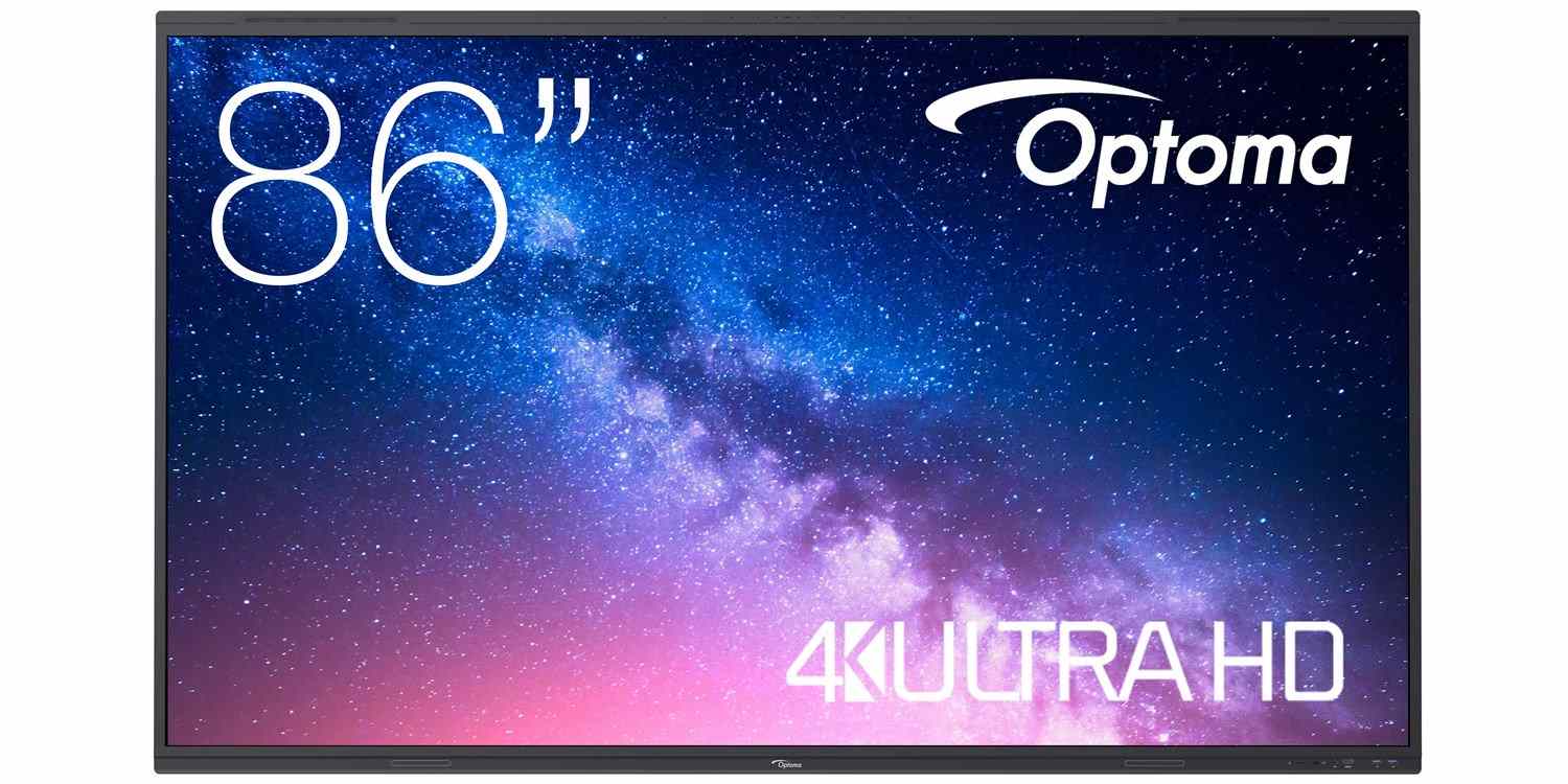 Optoma 5863RK IFPD 86" - interaktivní dotykový, 4K UHD, multidotyk 40prstu, Android 13, 8GB RAM/ 64GB ROM