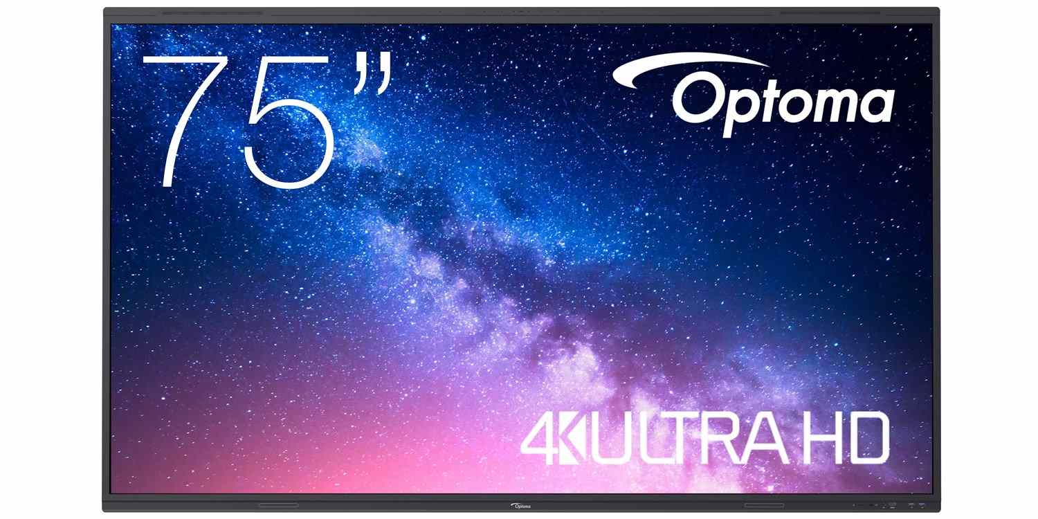 Optoma 5753RK IFPD 75" - interaktivní dotykový, 4K UHD, multidotyk 40prstu, Android 13, 8GB RAM / 64GB ROM - DEMO