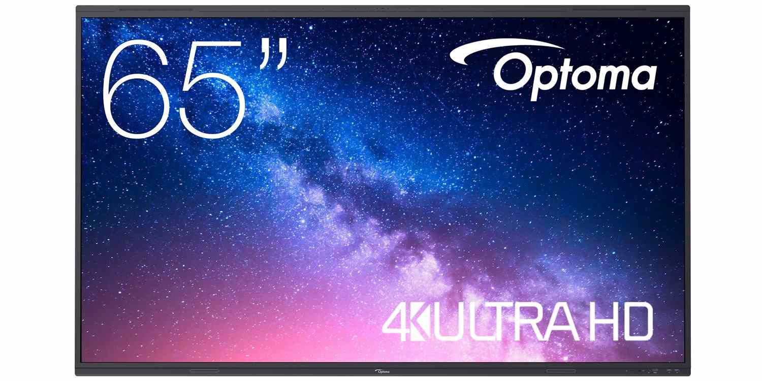 Optoma 1651RK IFPD 65" - interaktivní dotykový, 4K UHD, multidotyk 40prstu, Android 14, 8GB RAM / 64GB ROM