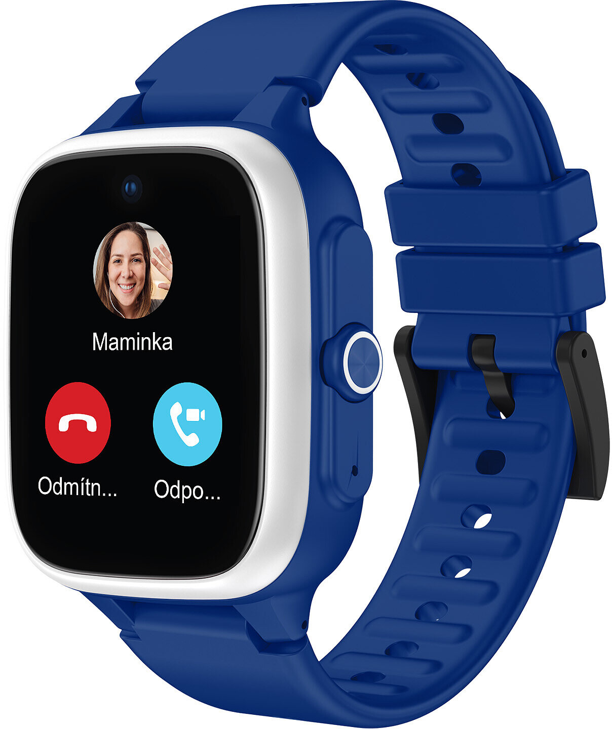 LAMAX WatchY4 Sport Blue - dětské chytré hodinky s GPS, SOS a voláním