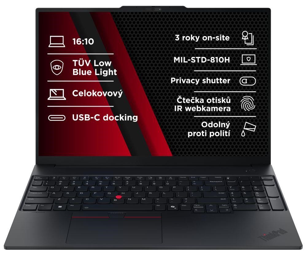 LENOVO NTB ThinkPad E16 AMD G3 - Ryzen7 250,16 WUXGA,16GB,512SSD,FHD+IRcam,W11P