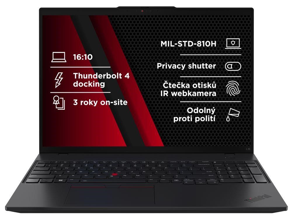 LENOVO NTB ThinkPad L16 AMD G2 - Ryzen7 PRO 250,16 WUXGA,32GB,1TBSSD,5MP+IRcam,W11P