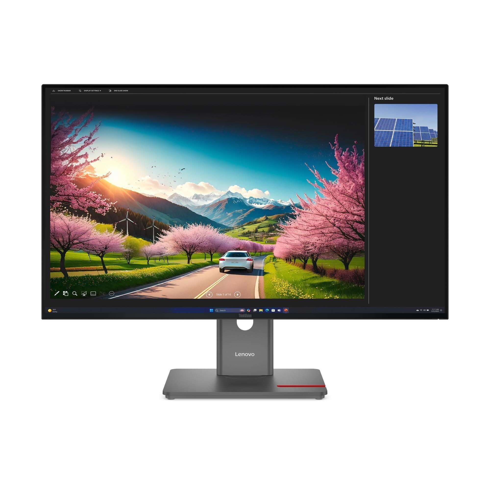 LENOVO LCD P32UD-40 + MC60 - 31,5palcový,IPS,16:9,3840x2160,350cd/m2,1500:1,4ms,HDMI,DP,DPout,DC,USB Hub,USB-C(TB4),RJ45,Pivot