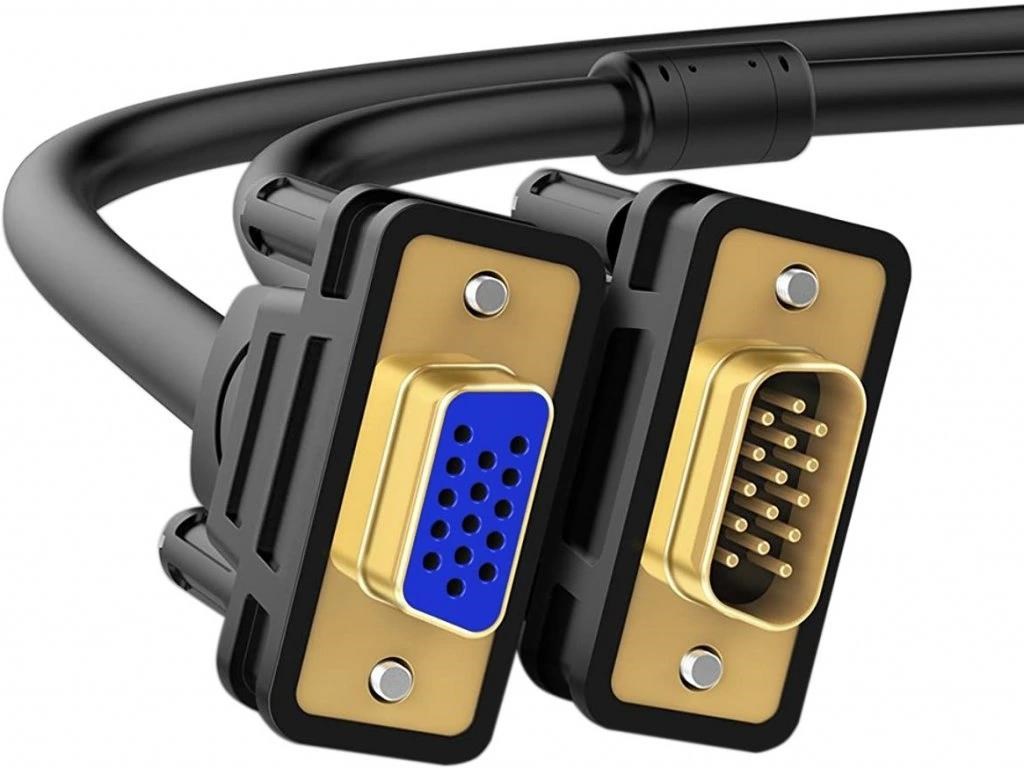 WG Prodlužovací kabel VGA (male; D-Sub DE-15) to VGA (female; D-Sub DE-15 ) / 2m / black