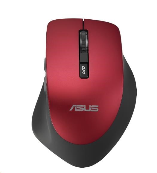 ASUS WT425 Optická myš, bezdrátová, červená