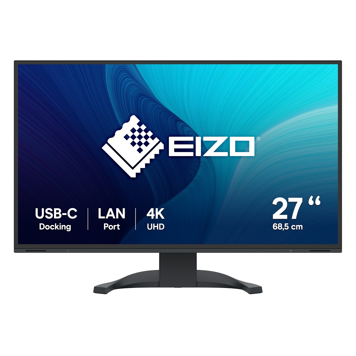 EIZO MT 27palcový EV2740X-BK FlexScan, IPS, 3840x2160, 350nit, 2000:1, 14ms, DisplayPort, 2xHDMI, USB-C, USB, Repro, Černý