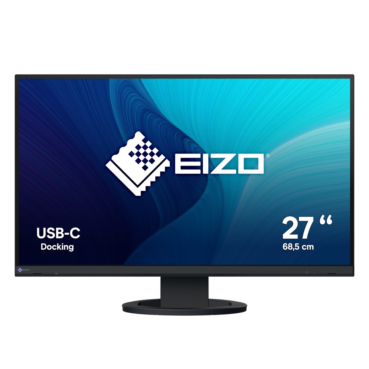 EIZO MT 27palcový EV2720S-BK FlexScan, IPS, 2560x1440, 350nit, 1500:1, 5ms, USB-C, DisplayPort, HDMI, USB, Repro, Černý