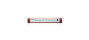 Zyxel USG FLEX 100H Series, 8 Gigabit user-definable ports, 1*USB with 1 YR Gold Security Pack