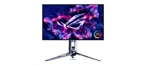 ASUS LCD 27" ROG Swift OLED PG27AQWP-W Gaming monitor, 2560x1440, Flat, G-Sync, 2K 520Hz/HD 720Hz, 0,02ms, HDMI, DP, VES
