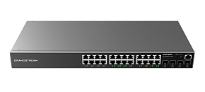 Grandstream GWN7803P Layer 2+ Managed Network PoE Switch 24 portů / 4 SFP Grandstream GWN7803P Layer 2+ Managed Network PoE Switch 24 portů / 4 SFP
