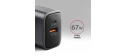 AXAGON ACU-PQ67, GaN nabíječka do sítě 67W, výstup USB-A + USB-C, PD3.0/PPS/QC4+/SFC2.0/Apple