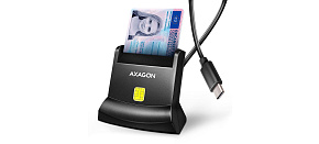AXAGON CRE-SM4NC, USB-C čtečka kontaktních karet Smart Card (eObčanka), stojánková, kabel 1.2 m AXAGON CRE-SM4NC, USB-C čtečka kontaktních karet Smart Card (eObčanka), stojánková, kabel 1.2 m