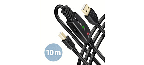 BAZAR - AXAGON ADR-210B, USB 2.0 A-M -> B-M aktivní propojovací / repeater kabel, 10m - Poškozený obal (Komplet) BAZAR - AXAGON ADR-210B, USB 2.0 A-M -> B-M aktivní propojovací / repeater kabel, 10m - Poškozený obal (Komplet)