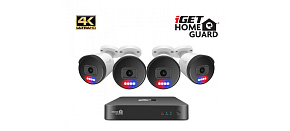 BAZAR iGET HOMEGUARD HGNVK88504 - PoE 4K UltraHD NVR CCTV 8CH + 4x kamera - poškozený obal BAZAR iGET HOMEGUARD HGNVK88504 - PoE 4K UltraHD NVR CCTV 8CH + 4x kamera - poškozený obal