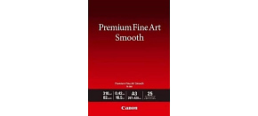 Canon fotopapír Premium Fine Art Smooth, FA-SM2, matný, A3+, 310 g/m, 25 ks Canon fotopapír Premium Fine Art Smooth, FA-SM2, matný, A3+, 310 g/m, 25 ks