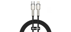 Baseus Cafule Series nabíjecí / datový kabel USB-C na Lightning PD 20W 2m, černá Baseus Cafule Series nabíjecí / datový kabel USB-C na Lightning PD 20W 2m, černá