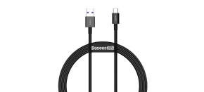 Baseus Superior Series rychlonabíjecí kabel USB/Type-C 66W 1m černá Baseus Superior Series rychlonabíjecí kabel USB/Type-C 66W 1m černá