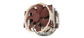 BAZAR NOCTUA Chladič CPU NH-D15, 2x 140mm, LGA1851, AM5, hnědá/stříbrná (poškozený obal)