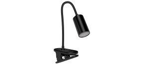 CONNECT IT Stolní LED lampa CLIP 2 s klipem, černá