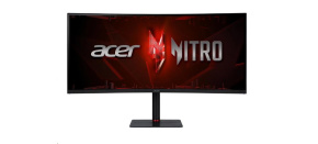 ACER LCD Nitro XV345CURX,34" Curved VA LED WQHD,240Hz,1ms,300nits,Audio,Repro,Vesa,HDMI,DP,Black