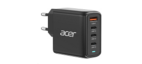 ACER Adapter 100W PD GaN charger,USB-C,USB-A,EU plug,Black ACER Adapter 100W PD GaN charger,USB-C,USB-A,EU plug,Black
