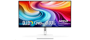 ACER LCD CE270UXwmiipprx Ergo OLED 69cm (26.5") Flat QD-OLED QHD 2560x1440@240Hz, 200nits (Peak 400nits HDR10), 178/178 ACER LCD CE270UXwmiipprx Ergo OLED 69cm (26.5") Flat QD-OLED QHD 2560x1440@240Hz, 200nits (Peak 400nits HDR10), 178/178