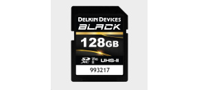 Delkin SDXC BLACK Rugged UHS-II R300/W250 (V90) 128GB (new)