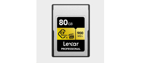 Lexar CFexpress Pro Gold R900/W800 - VPG400 (Type A) 80GB Lexar CFexpress Pro Gold R900/W800 - VPG400 (Type A) 80GB