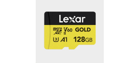 Lexar microSDXC GOLD UHS-II/C10/A1/U3 R280/W100 (V60) 128GB Lexar microSDXC GOLD UHS-II/C10/A1/U3 R280/W100 (V60) 128GB