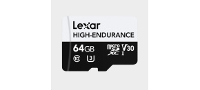 Lexar microSDXC High-Endurance UHS-I/U3/10 R100/W35 (V30) 64GB