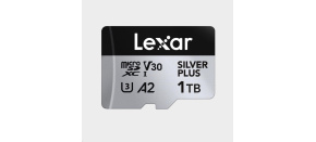 Lexar microSDXC Professional SILVER Plus UHS-I/U3/A2/4K R205/W150 (V30) 1TB Lexar microSDXC Professional SILVER Plus UHS-I/U3/A2/4K R205/W150 (V30) 1TB