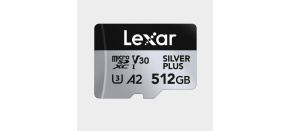 Lexar microSDXC Professional SILVER Plus UHS-I/U3/A2/4K R205/W150 (V30) 512GB Lexar microSDXC Professional SILVER Plus UHS-I/U3/A2/4K R205/W150 (V30) 512GB