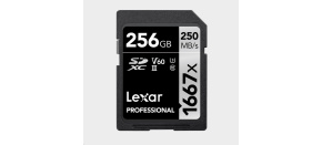 Lexar SDXC Pro 1667X UHS-II U3 R250/W120 (V60) 256G Lexar SDXC Pro 1667X UHS-II U3 R250/W120 (V60) 256G
