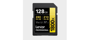 Lexar SDXC Pro 1800x U3 UHS-II R280/W210 (V60) 128GB Lexar SDXC Pro 1800x U3 UHS-II R280/W210 (V60) 128GB