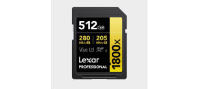 Lexar SDXC Pro 1800x U3 UHS-II R280/W210 (V60) 512GB Lexar SDXC Pro 1800x U3 UHS-II R280/W210 (V60) 512GB