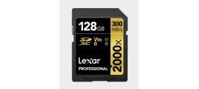 Lexar SDXC Pro 2000X UHS-II U3 R300/W260 (V90) 128GB