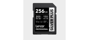 Lexar SDXC Professional SILVER Plus 1066x UHS-I/U3/A2/4K R205/W150 (V30) 256GB Lexar SDXC Professional SILVER Plus 1066x UHS-I/U3/A2/4K R205/W150 (V30) 256GB