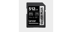 Lexar SDXC Professional SILVER Plus 1066x UHS-I/U3/A2/4K R205/W150 (V30) 512GB Lexar SDXC Professional SILVER Plus 1066x UHS-I/U3/A2/4K R205/W150 (V30) 512GB