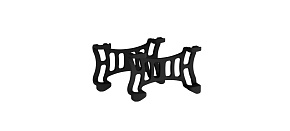 Tractive GPS DOG 6 - gumové spony, černá Tractive GPS DOG 6 - gumové spony, černá