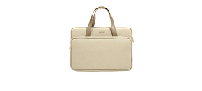 tomtoc Shoulder Bag - 14" a 13" MacBook Pro / Air, khaki tomtoc Shoulder Bag - 14" a 13" MacBook Pro / Air, khaki