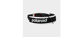 Polaroid Camera Strap Flat Black & White Polaroid Camera Strap Flat Black & White