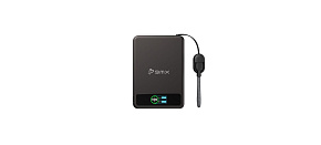 BMX SolidSafe™ 5K Solid-State Magnetic Power Bank, Black BMX SolidSafe™ 5K Solid-State Magnetic Power Bank, Black
