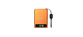 BMX SolidSafe™ 10K Solid-State Magnetic Power Bank, Orange BMX SolidSafe™ 10K Solid-State Magnetic Power Bank, Orange