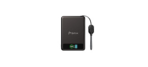 BMX SolidSafe™ 10K Solid-State Magnetic Power Bank, Black BMX SolidSafe™ 10K Solid-State Magnetic Power Bank, Black