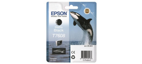 EPSON ink čer ULTRACHROME HD "Kosatka" - Matte Black - T7608 (25,9 ml) EPSON ink čer ULTRACHROME HD "Kosatka" - Matte Black - T7608 (25,9 ml)