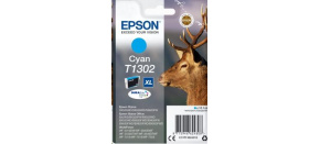 BAZAR - EPSON ink bar Singlepack "Jelen" Cyan T1302 DURABrite Ultra Ink (10,1 ml) - Poškozený obal (Komplet) BAZAR - EPSON ink bar Singlepack "Jelen" Cyan T1302 DURABrite Ultra Ink (10,1 ml) - Poškozený obal (Komplet)