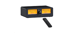 Fosi LC30 přepínač repro/zesilovačů s VU metry - žlutý Fosi LC30 přepínač repro/zesilovačů s VU metry - žlutý