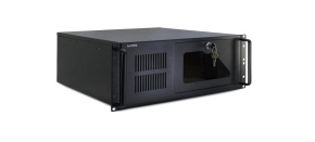 BAZAR - 1stCOOL IPC serverová skříň 4U-450, 19" Rack Black, bez zdroje, poškozený obal