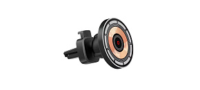 BAZAR - 1stCOOL bezdrátová QI nabíječka 15W, do auta, MagSafe, USB-C, černá, poškozený obal BAZAR - 1stCOOL bezdrátová QI nabíječka 15W, do auta, MagSafe, USB-C, černá, poškozený obal