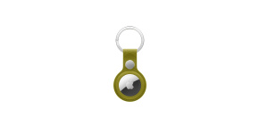 AirTag FineWoven Key Ring - Chartreuse